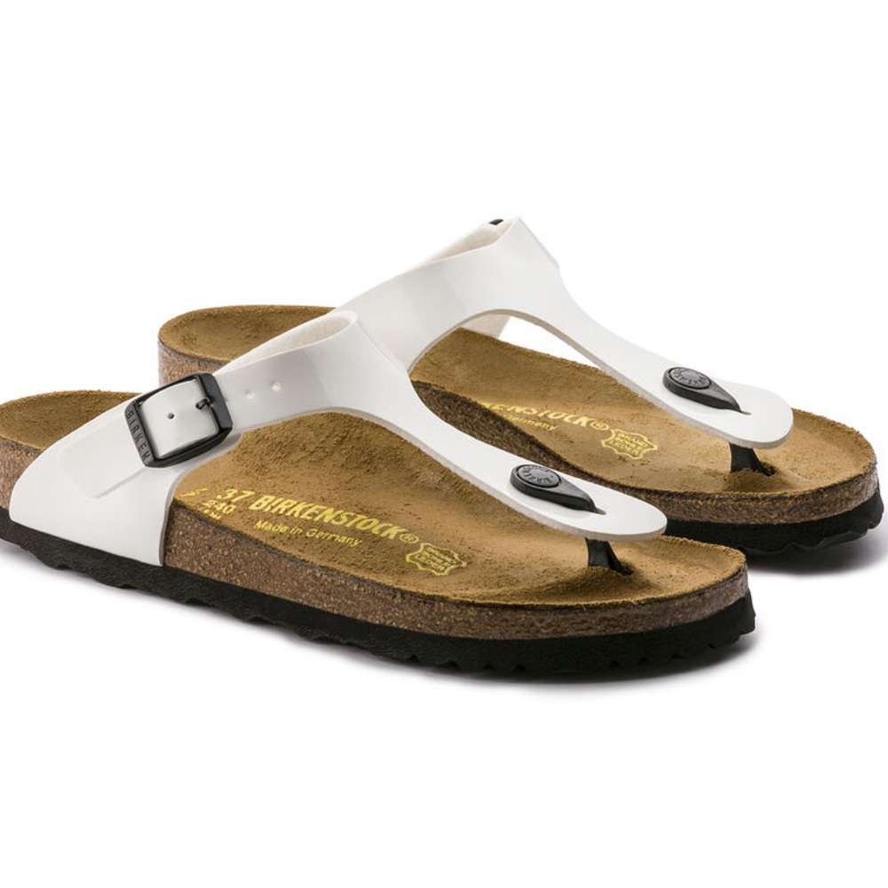 White Birkenstocks - Gizeh - size 35